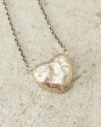 Pe Karma Brown Diamond Heart Necklace