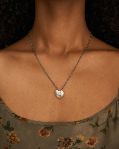 Pe Karma 2 Cognac Diamond Garnet Necklace