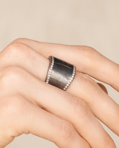 Kim 8X8 Cut Diamond Ring