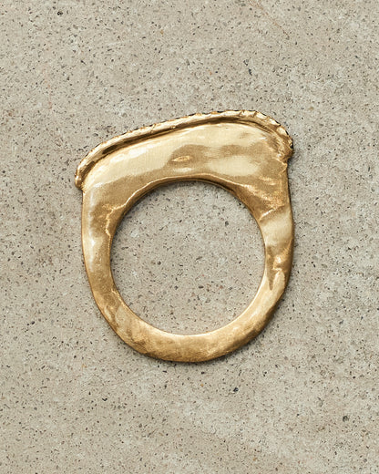 Lura Black Diamond Copper Ring
