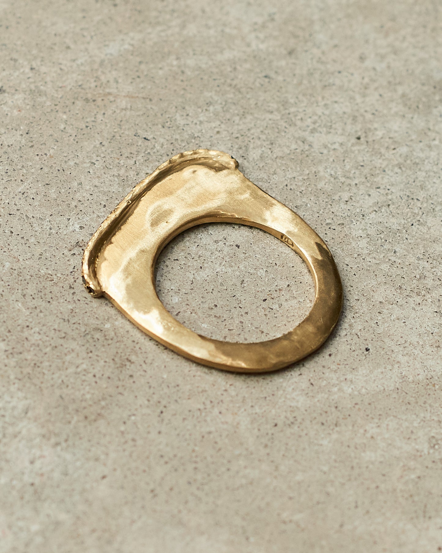 Lura Black Diamond Copper Ring