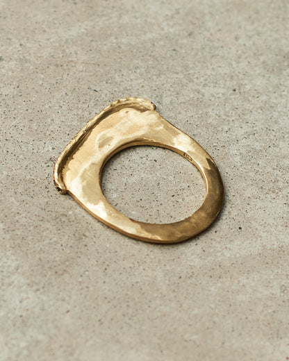 Lura Black Diamond Copper Ring