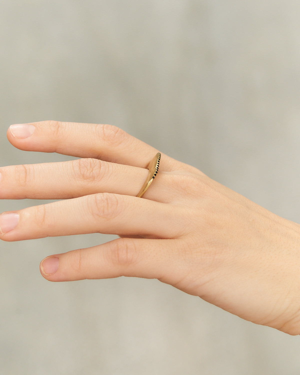 Milo Copper Black Diamond Band