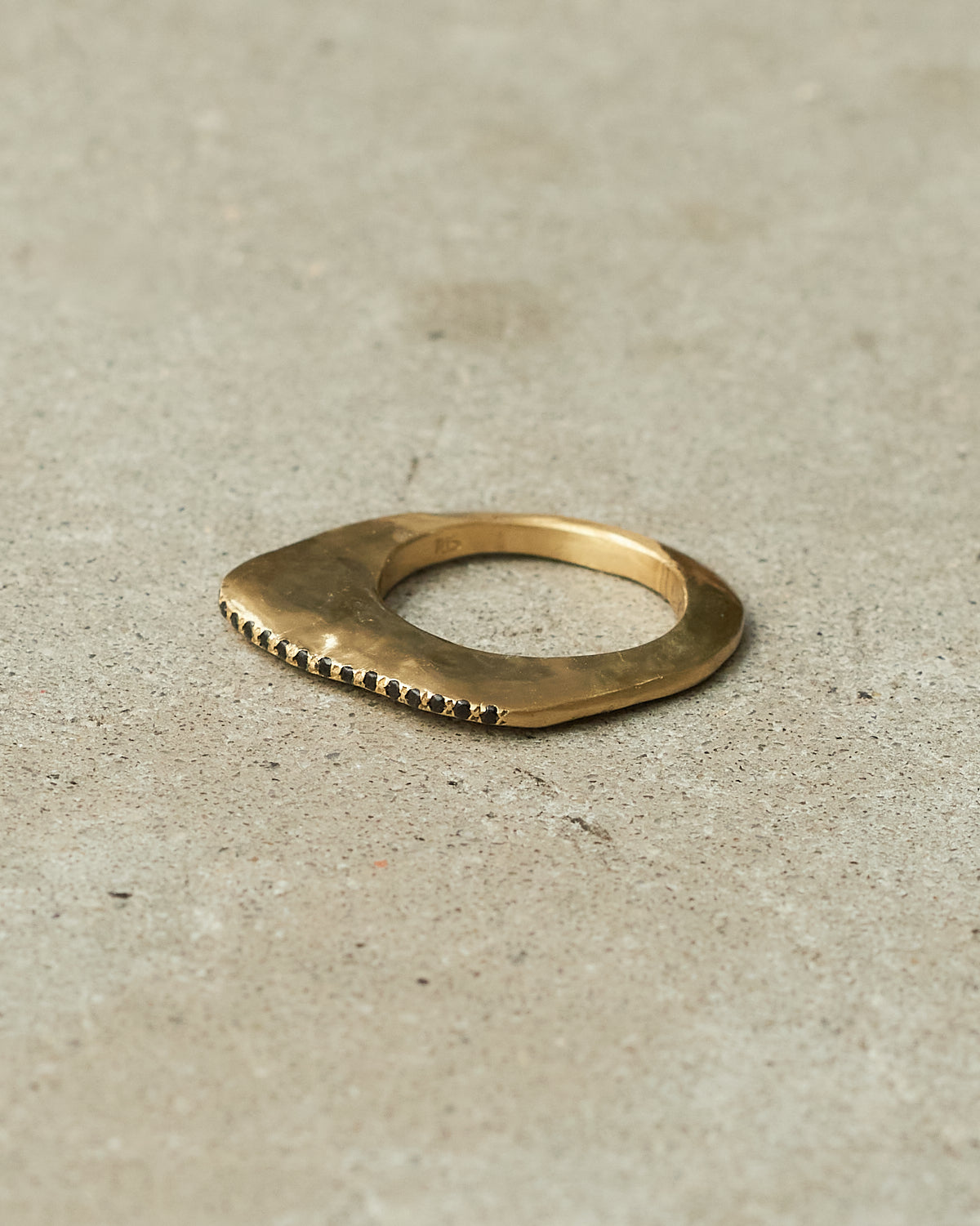 Milo Copper Black Diamond Band