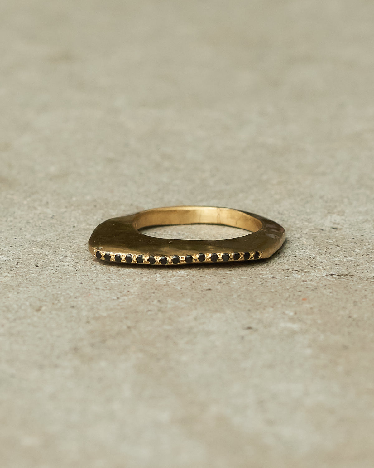 Milo Copper Black Diamond Band