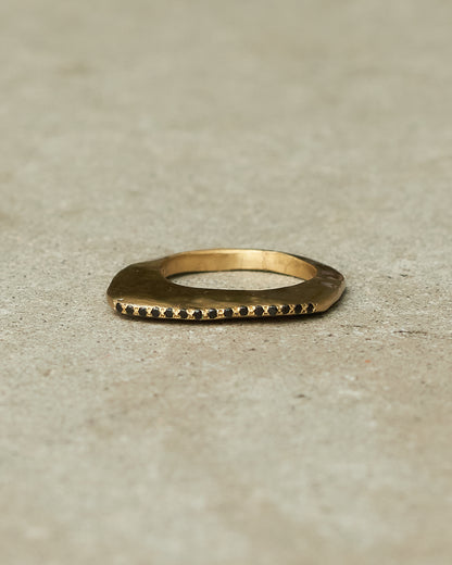 Milo Copper Black Diamond Band