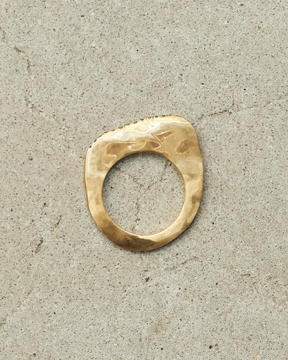 Milo Copper Black Diamond Band