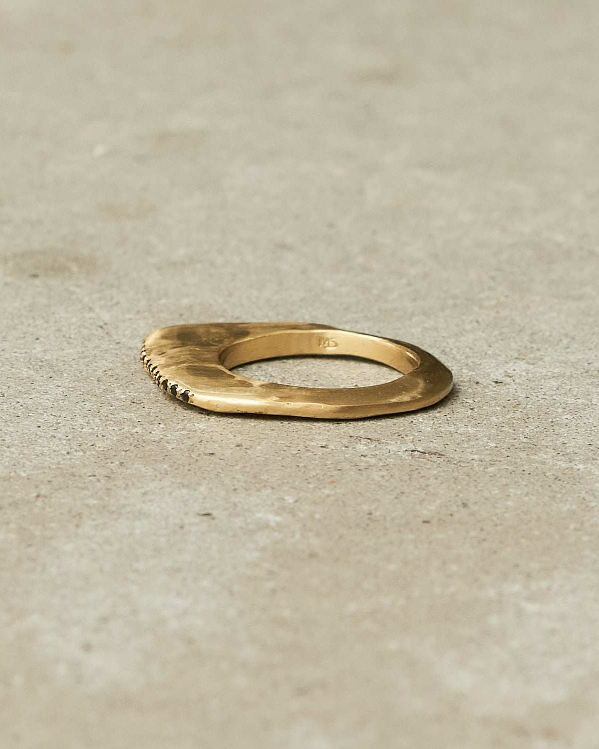 Milo Copper Black Diamond Band