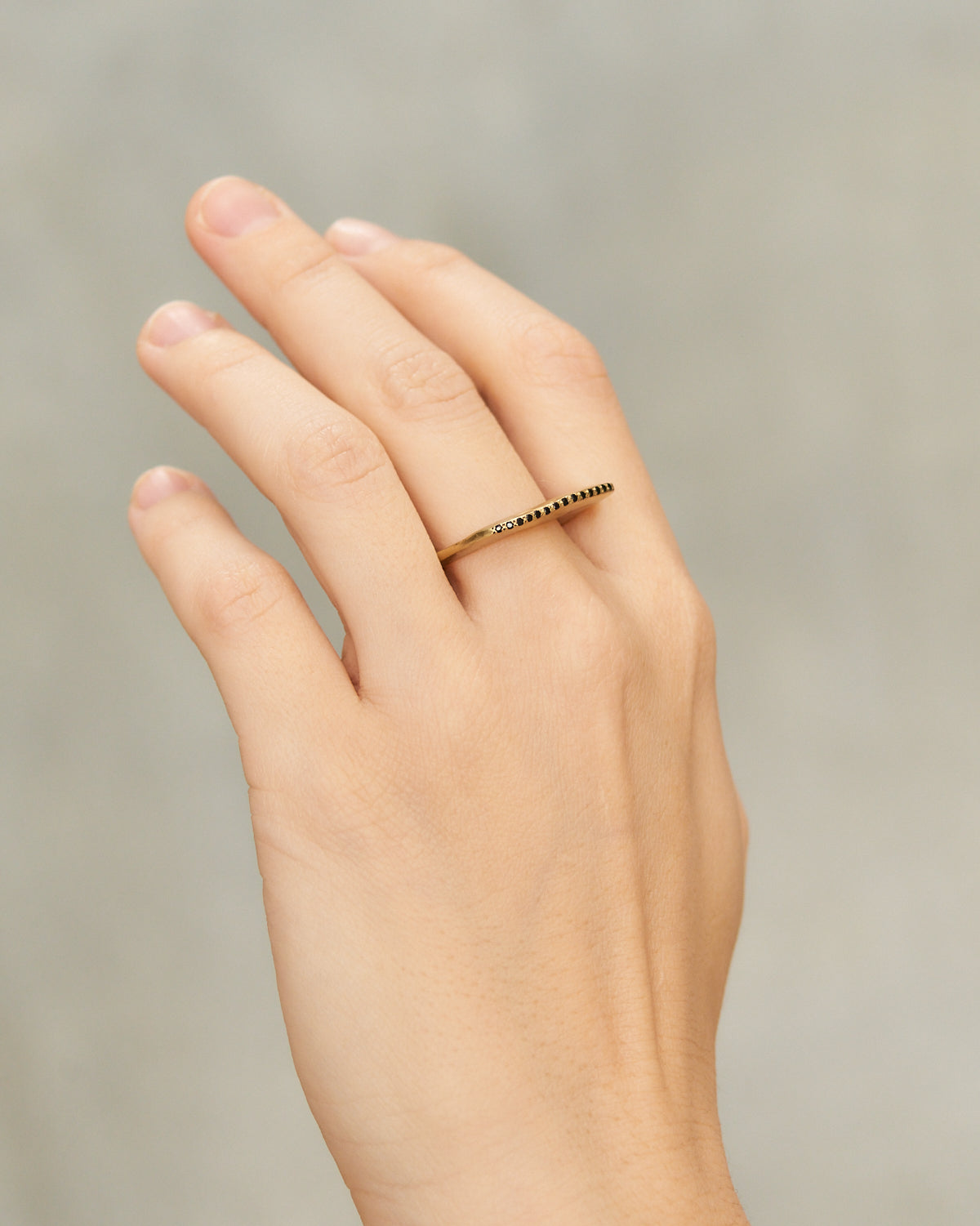 Milo Copper Black Diamond Band