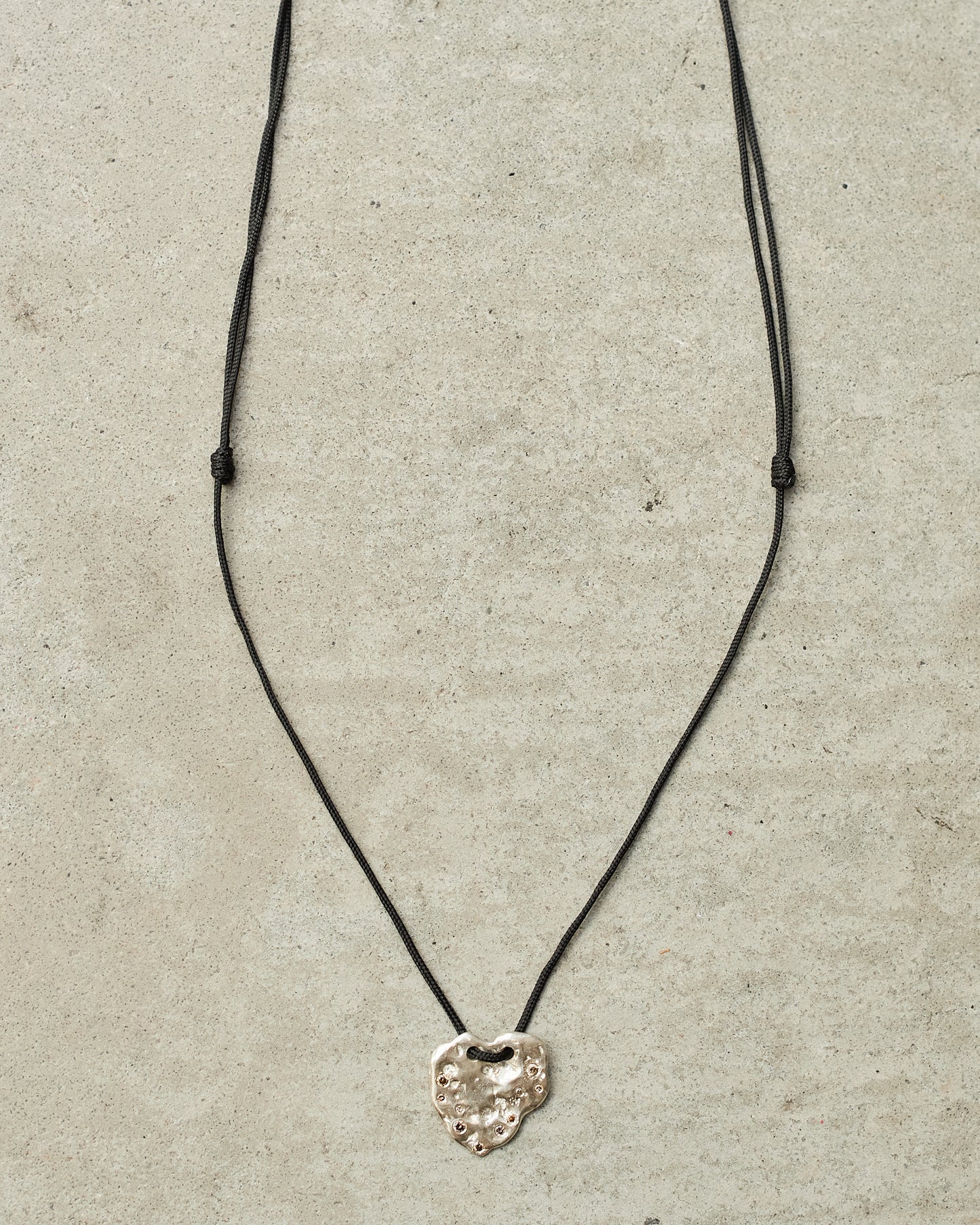 Pew Nabiz Cognac Black Cord Necklace