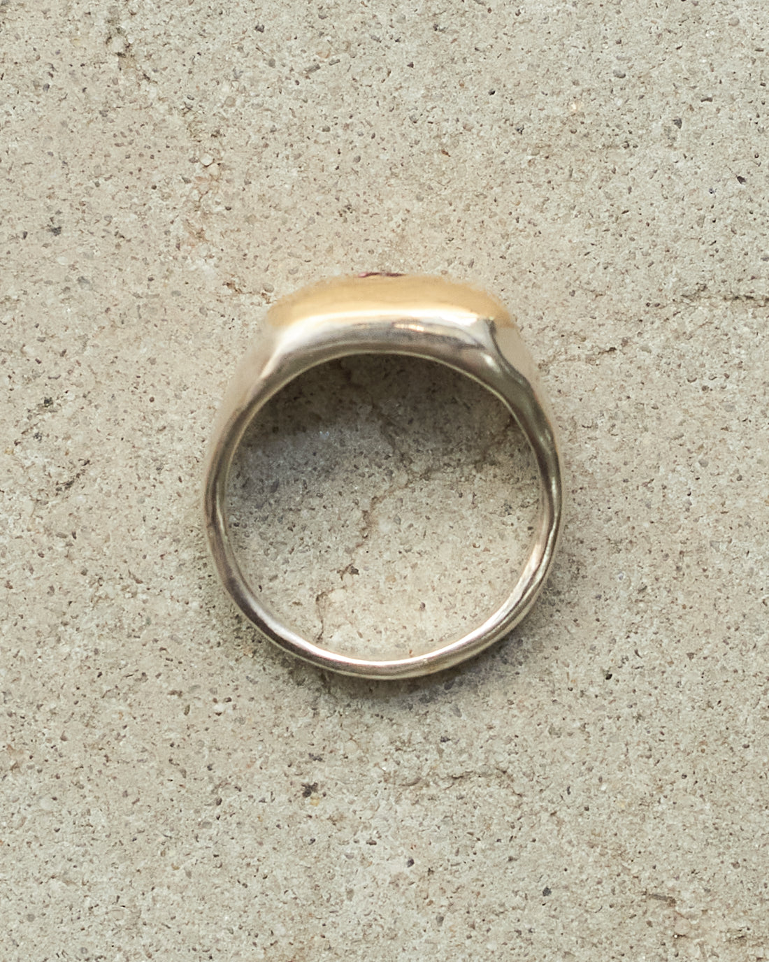 Naia Gold Rhodolite Heart Ring