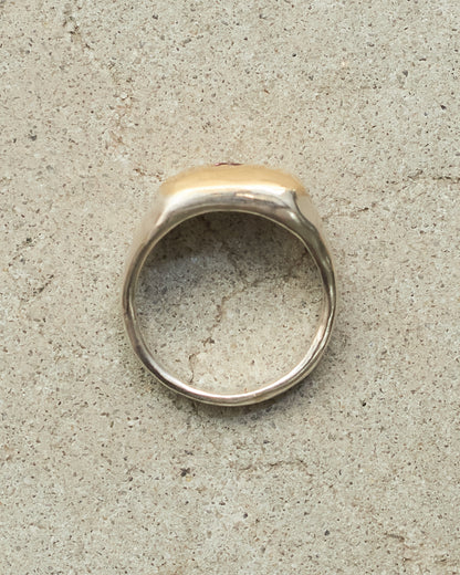 Naia Gold Rhodolite Heart Ring