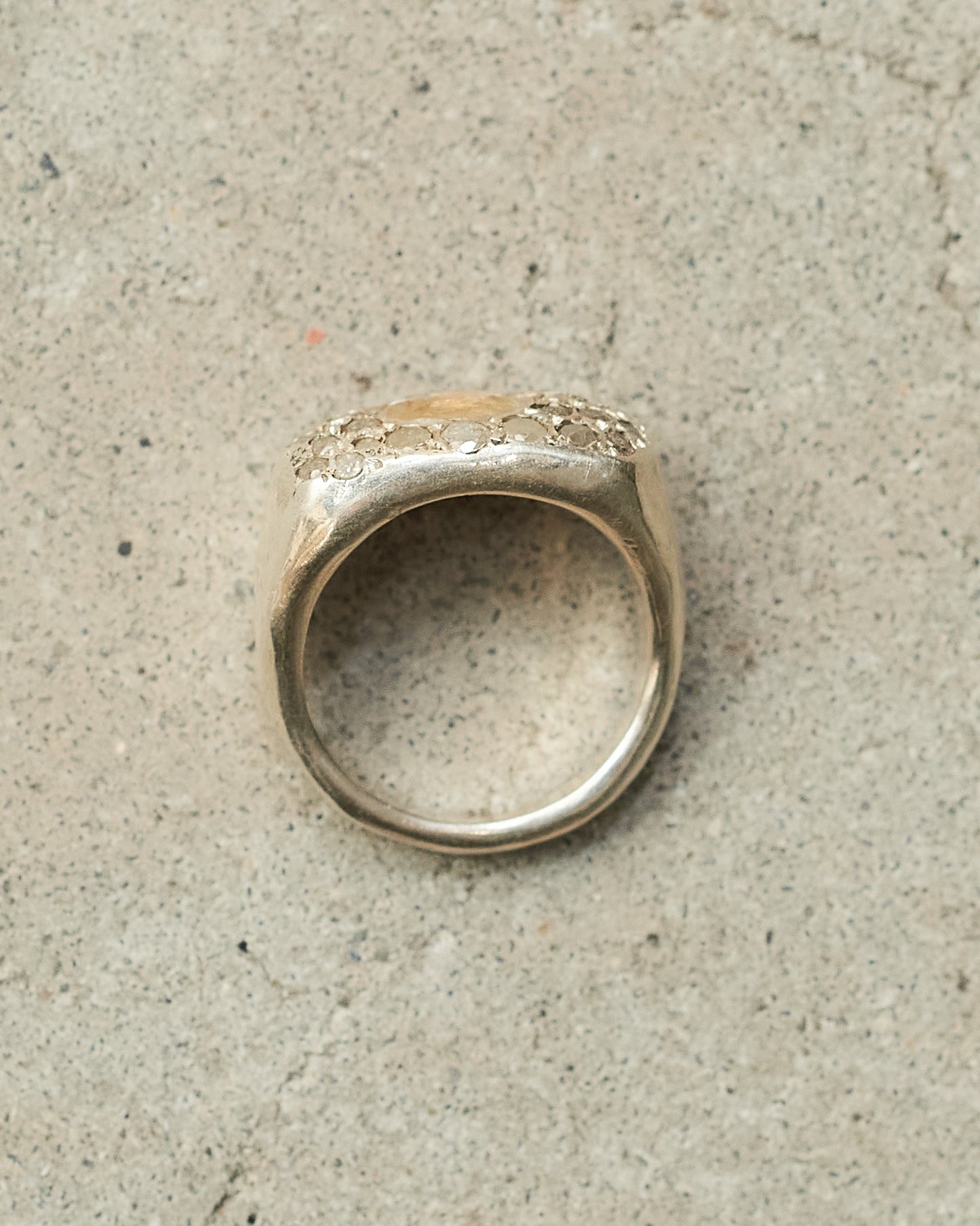 Naida Golden Rutilated Quartz Ring