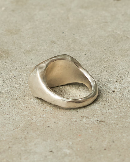 Nashka Silver Garnet Heart Ring