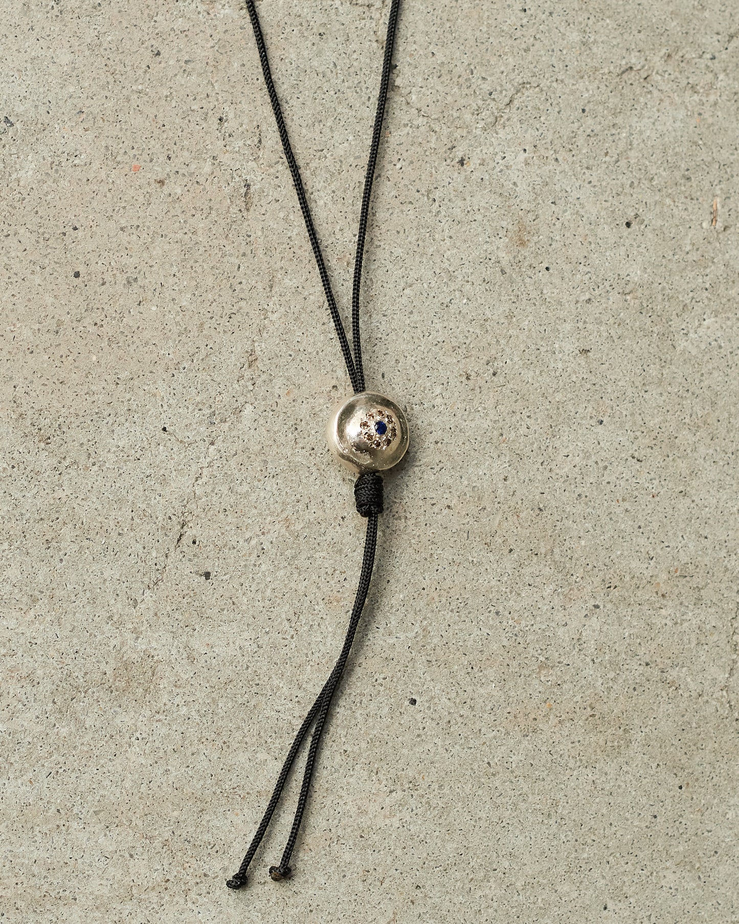 Pew Oculus Sapphire Cord Necklace