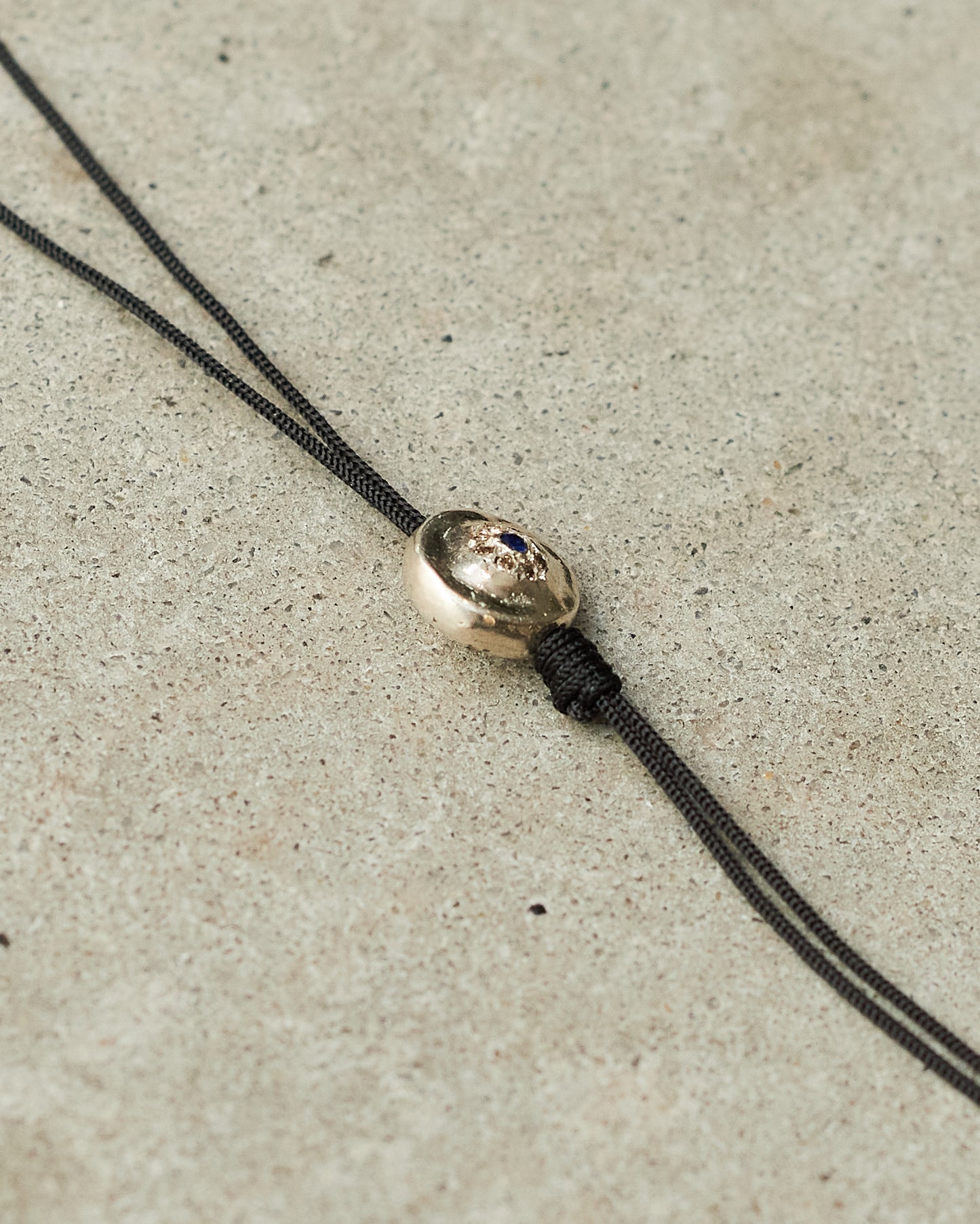 Pew Oculus Sapphire Cord Necklace