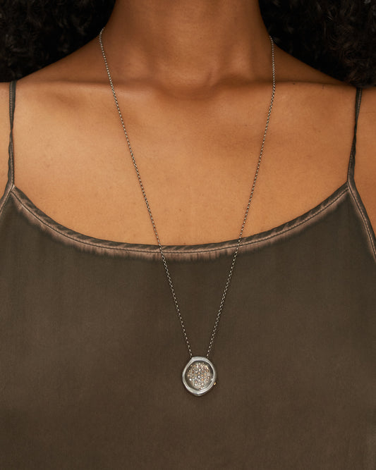 Pe Olympe Cognac Diamond Necklace