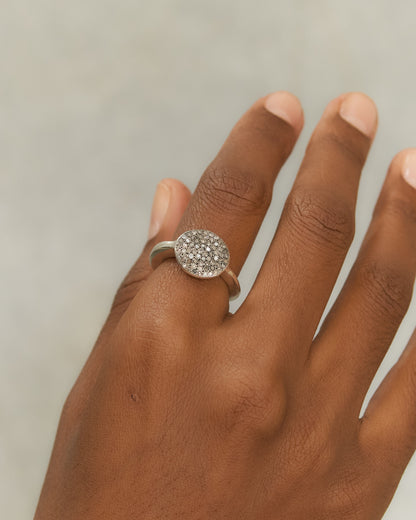 Osly Icy Grey Diamonds Ring