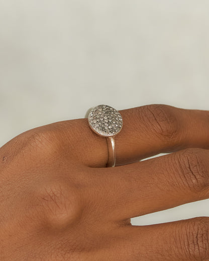 Osly Icy Grey Diamonds Ring