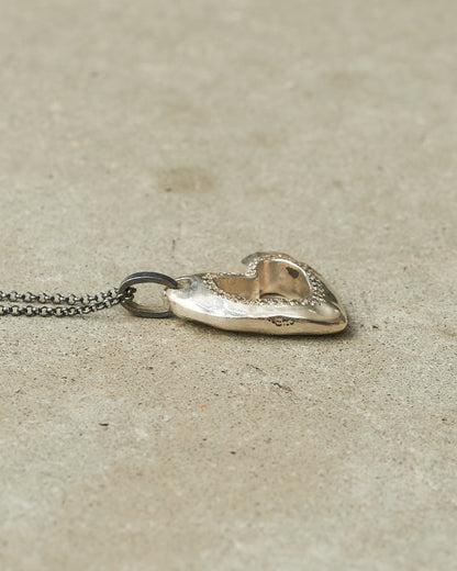 Pe Aloha Heart Cognac Necklace