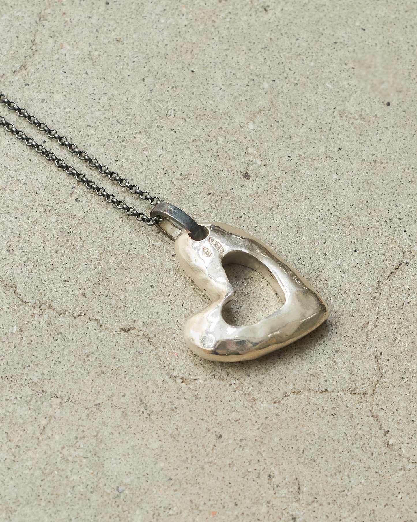 Pe Aloha Heart Cognac Necklace