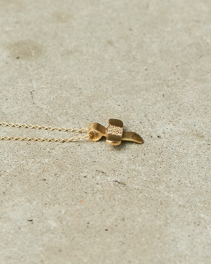 Pe Crozo 18K Gold Diamond Necklace