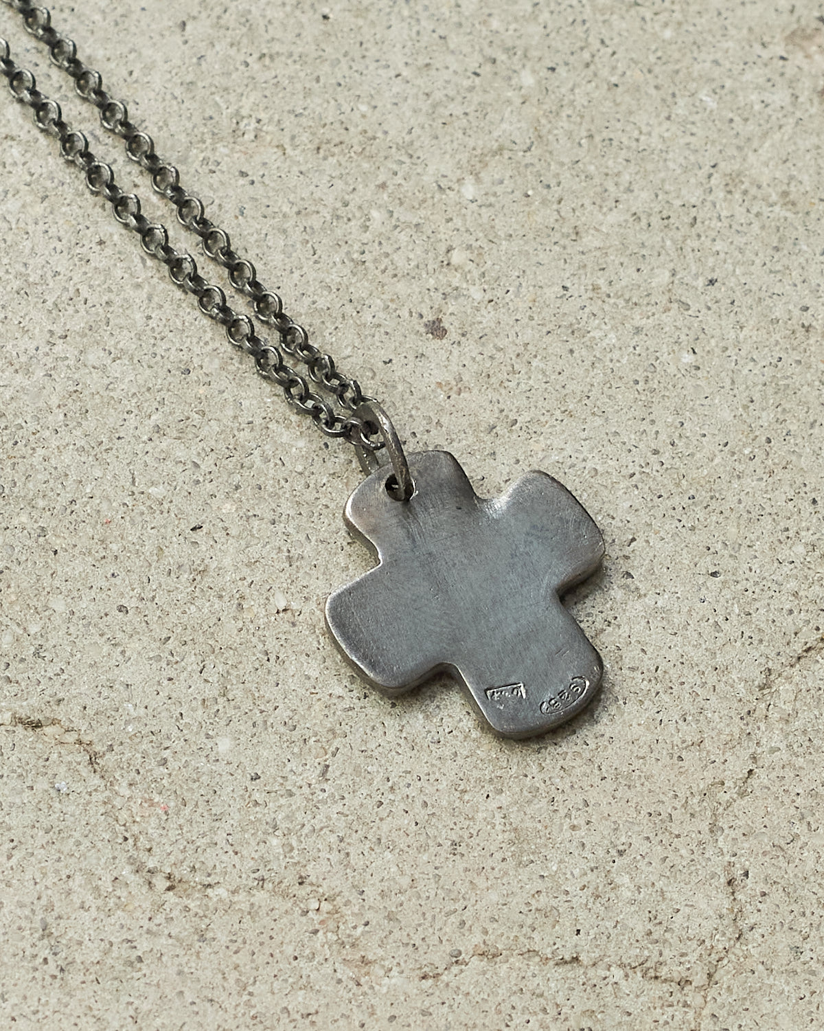 Pe Hellenica Cognac Cross Necklace