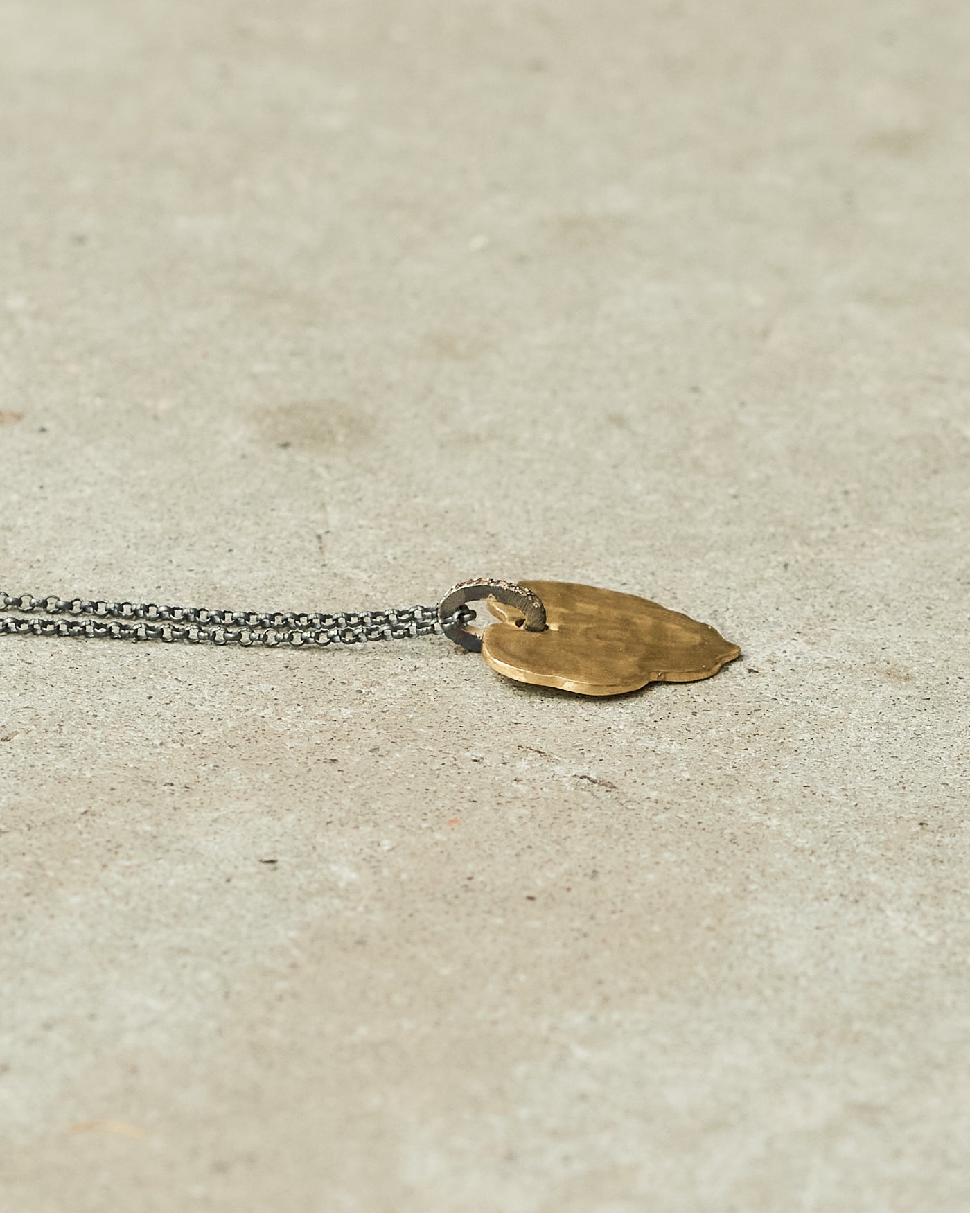 Pe Nabiz Copper Cognac Necklace