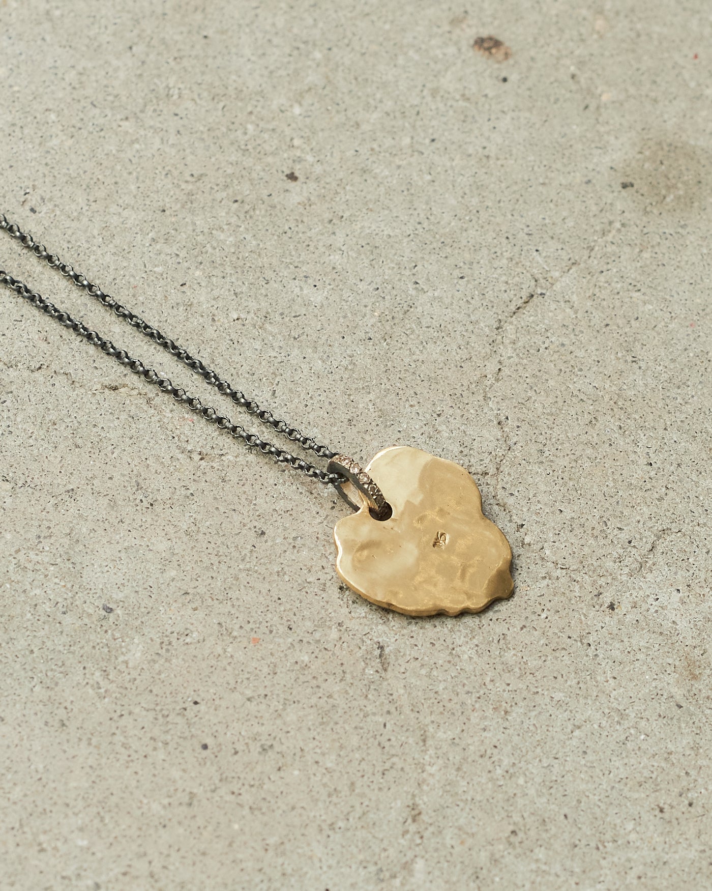 Pe Nabiz Copper Cognac Necklace