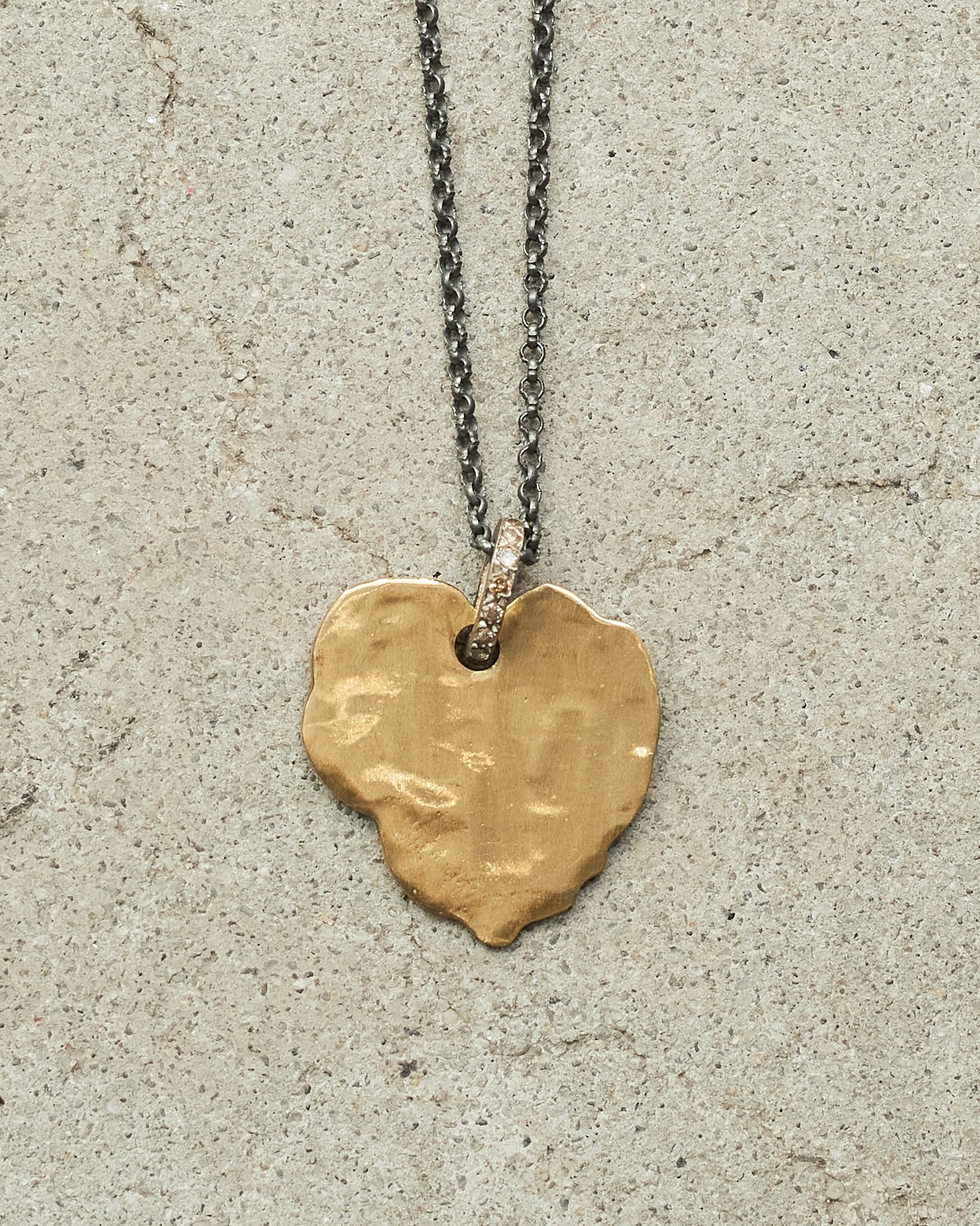 Pe Nabiz Copper Cognac Necklace