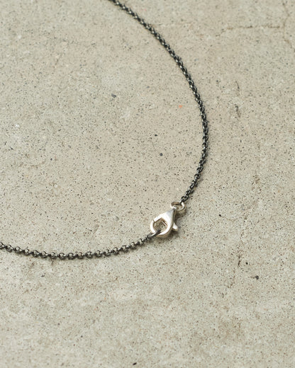 Pe Nabiz Silver Cognac Necklace