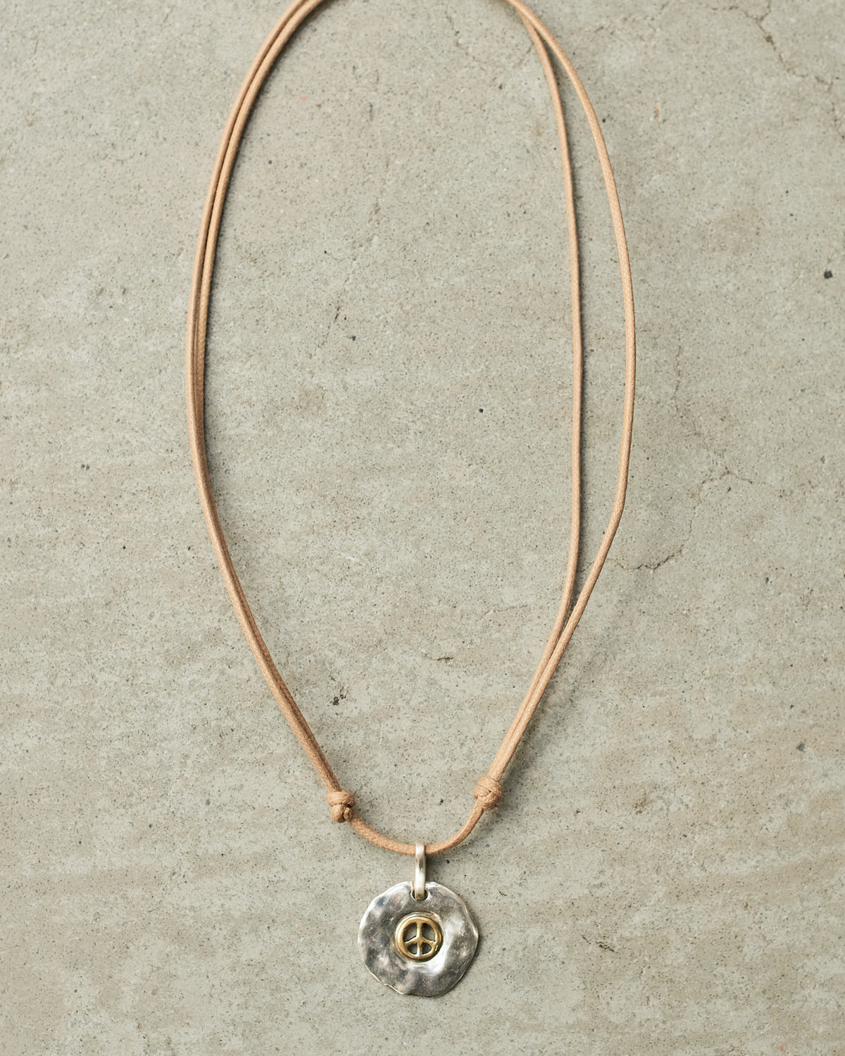 Pew Pacifico Peace Cord Necklace