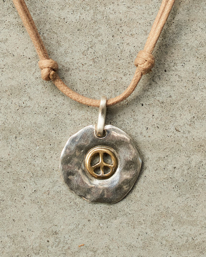 Pew Pacifico Peace Cord Necklace
