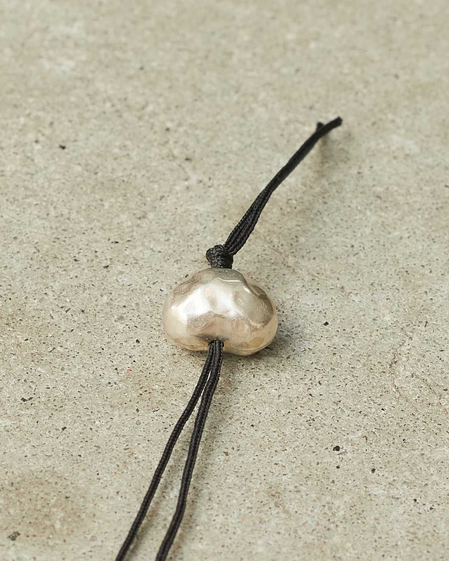 Pew Sumo Silver Heart Necklace