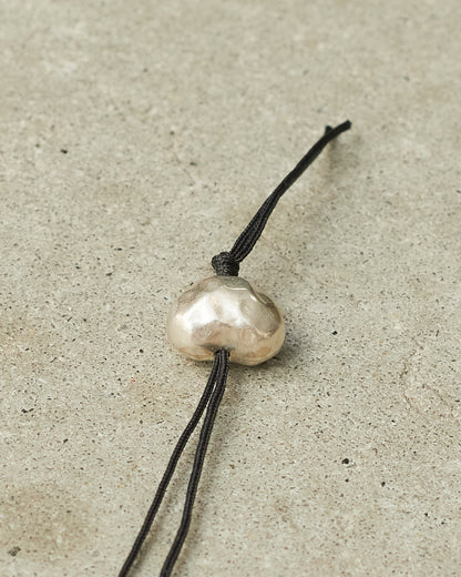 Pew Sumo Silver Heart Necklace