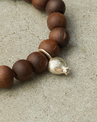 Pomegranate Brown Beaded Bracelet