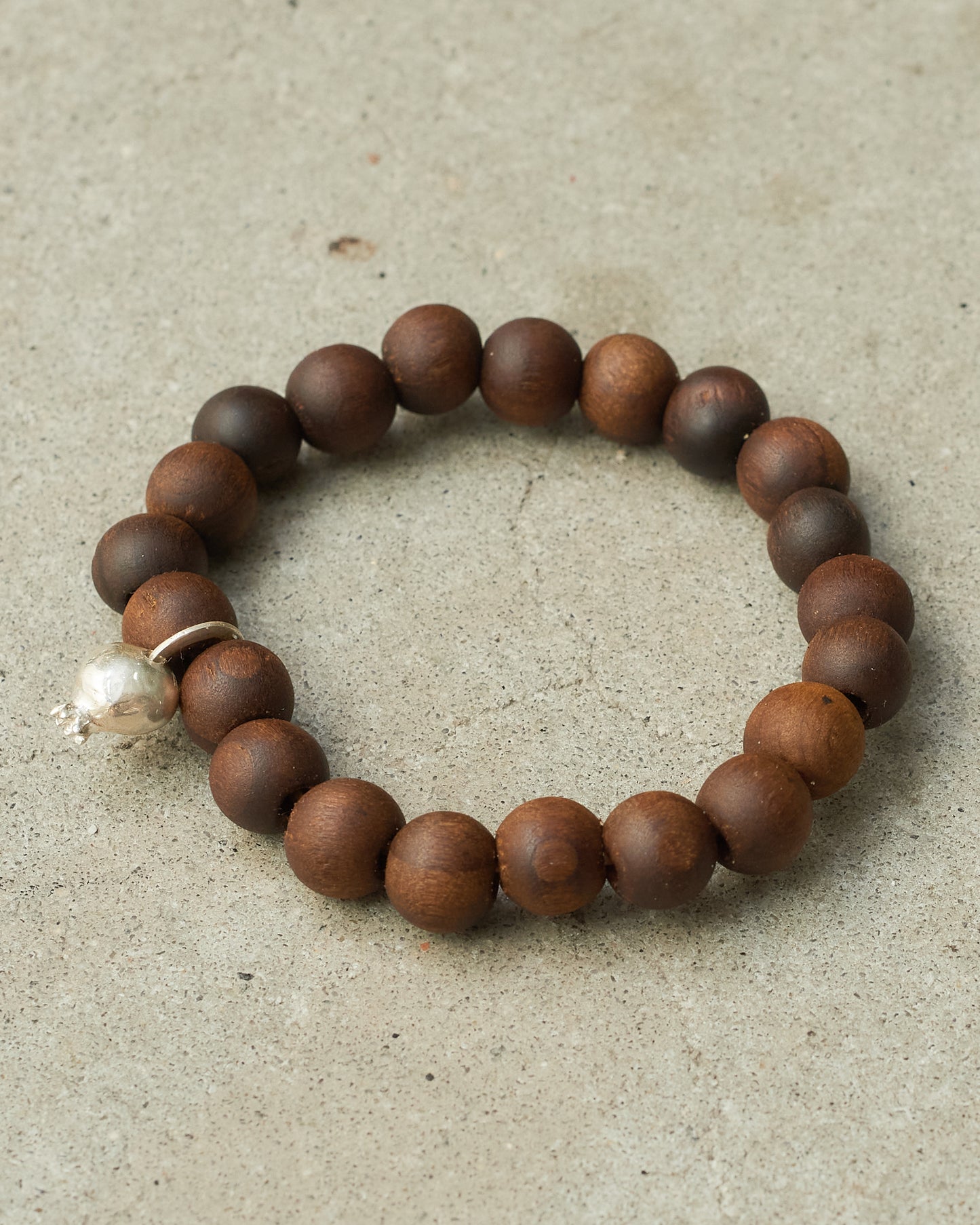 Pomegranate Brown Beaded Bracelet