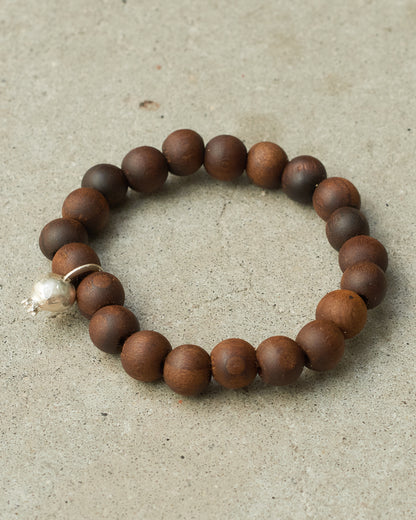 Pomegranate Brown Beaded Bracelet