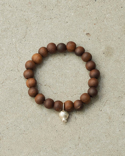Pomegranate Brown Beaded Bracelet