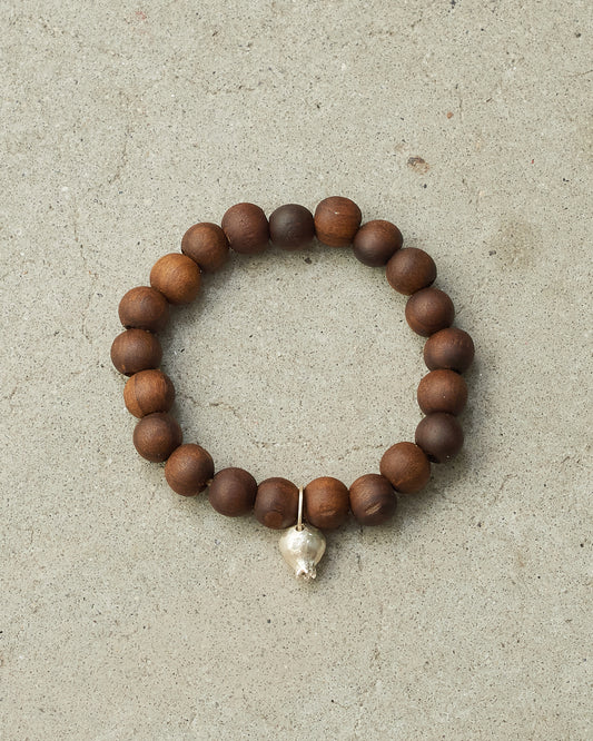 Pomegranate Brown Beaded Bracelet