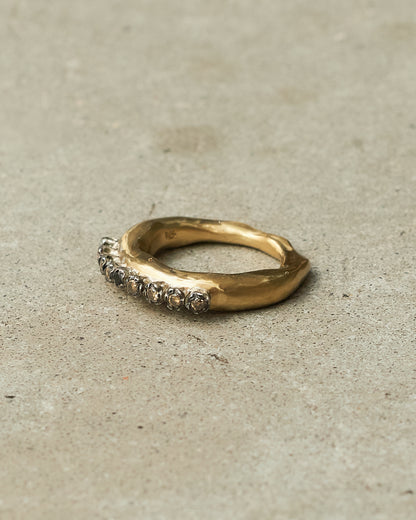 Poppy Copper Black Diamond Ring