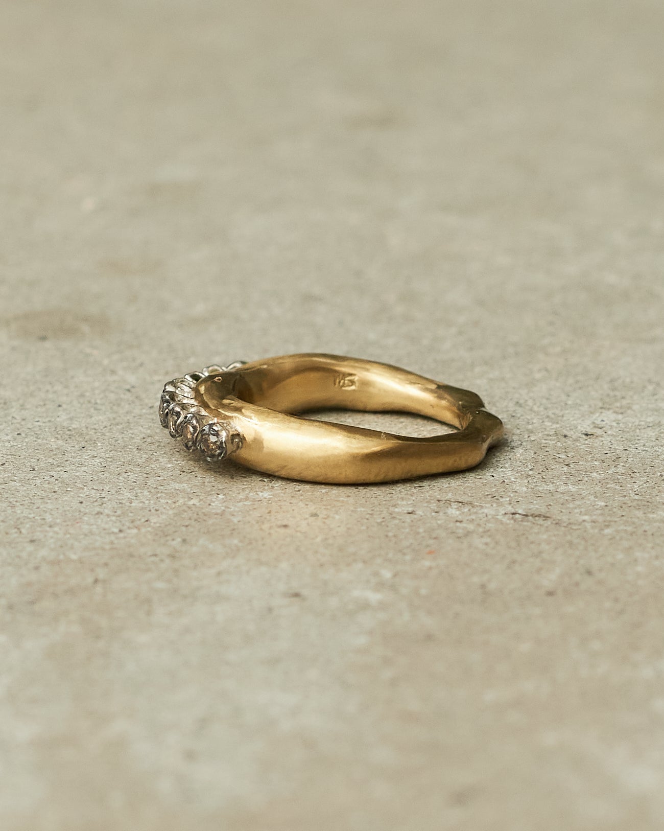 Poppy Copper Black Diamond Ring