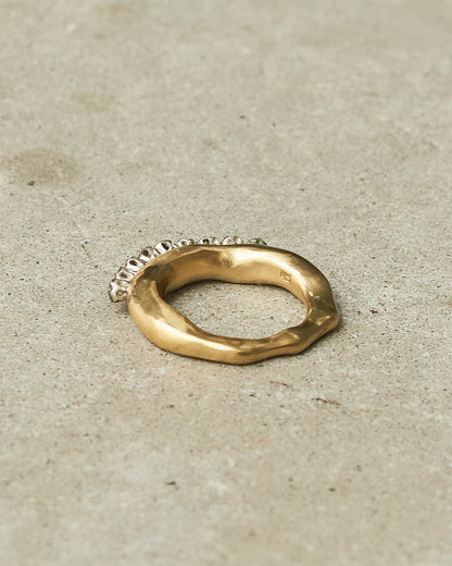 Poppy Copper Black Diamond Ring