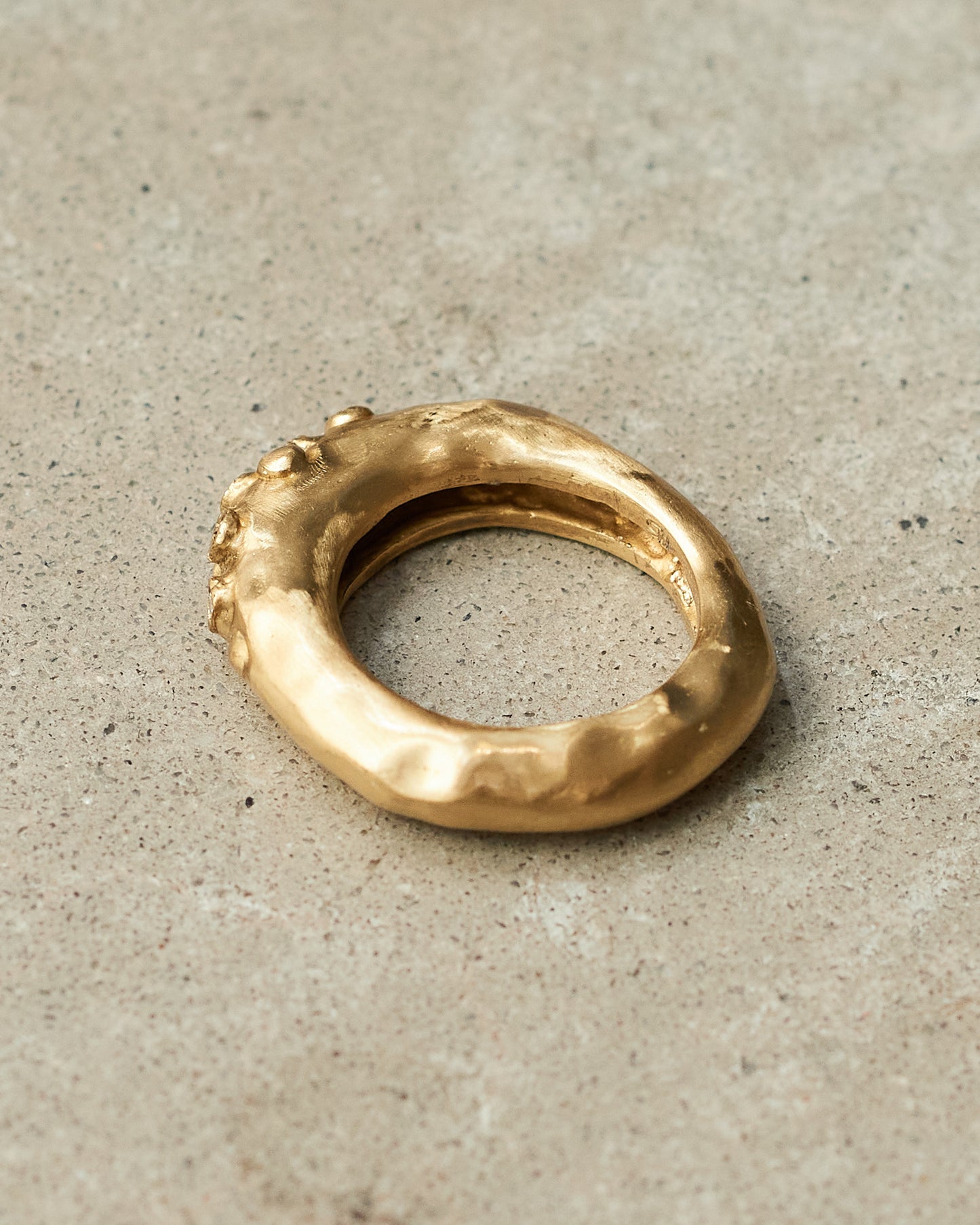 Razan 8x8 Cut Diamond Copper Ring