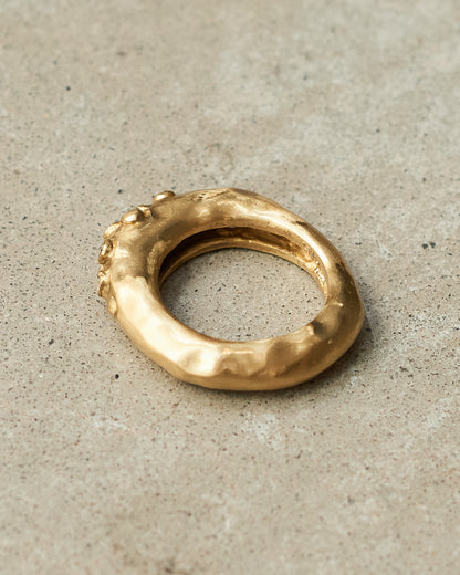 Razan 8x8 Cut Diamond Copper Ring