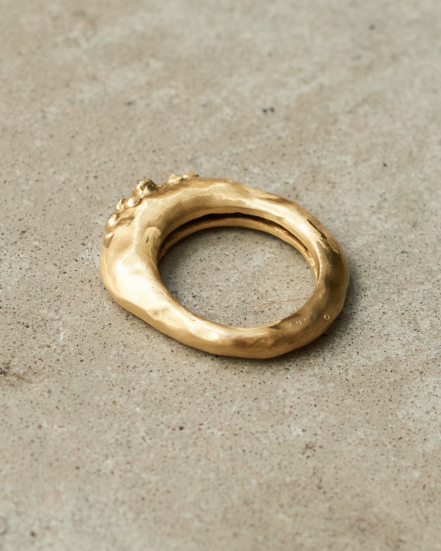 Razan Copper Cognac Diamond Ring