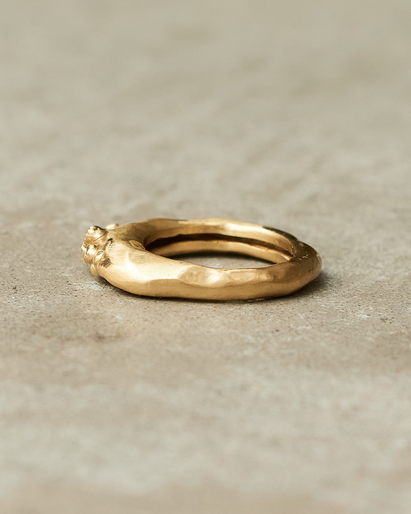 Razan Copper Cognac Diamond Ring