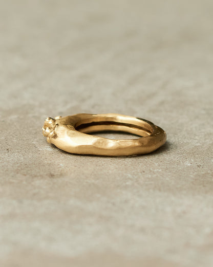 Razan Copper Cognac Diamond Ring