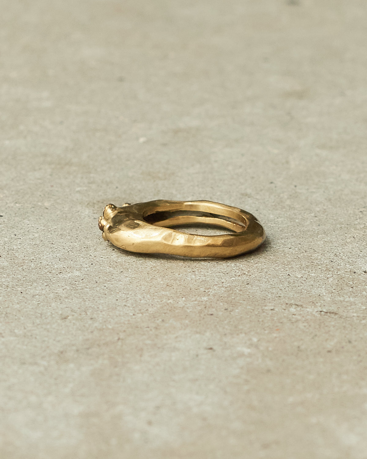 Razan Copper Cognac Diamond Ring