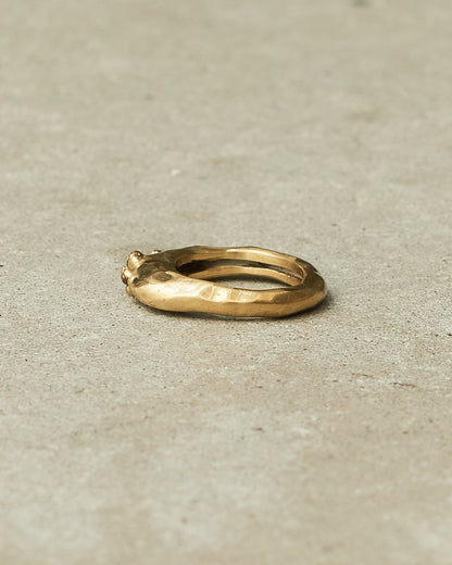 Razan Copper Cognac Diamond Ring